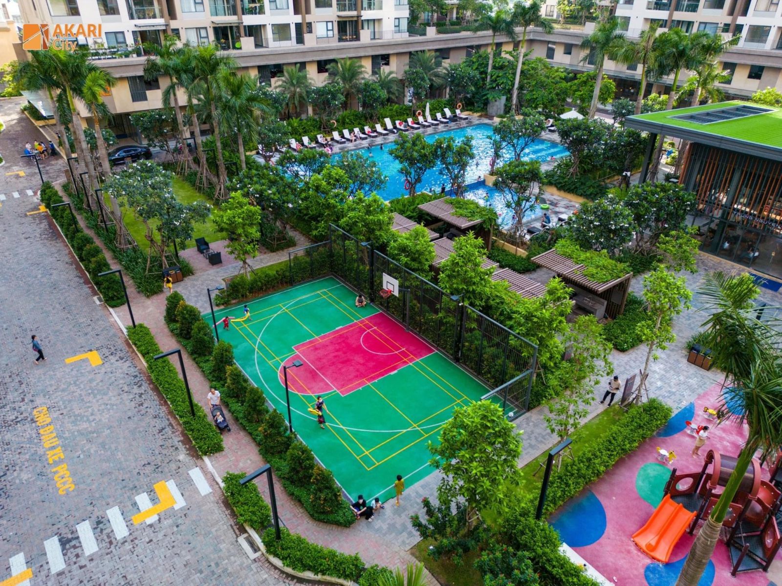 Công viên nội khu Akari City Nam Long
