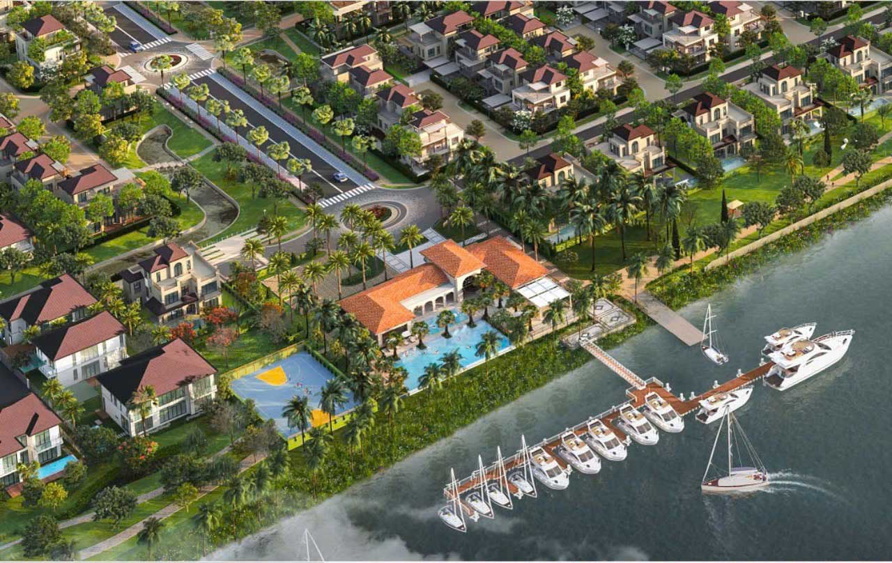 Bến tàu riêng cho dự án The Pearl Nam Long