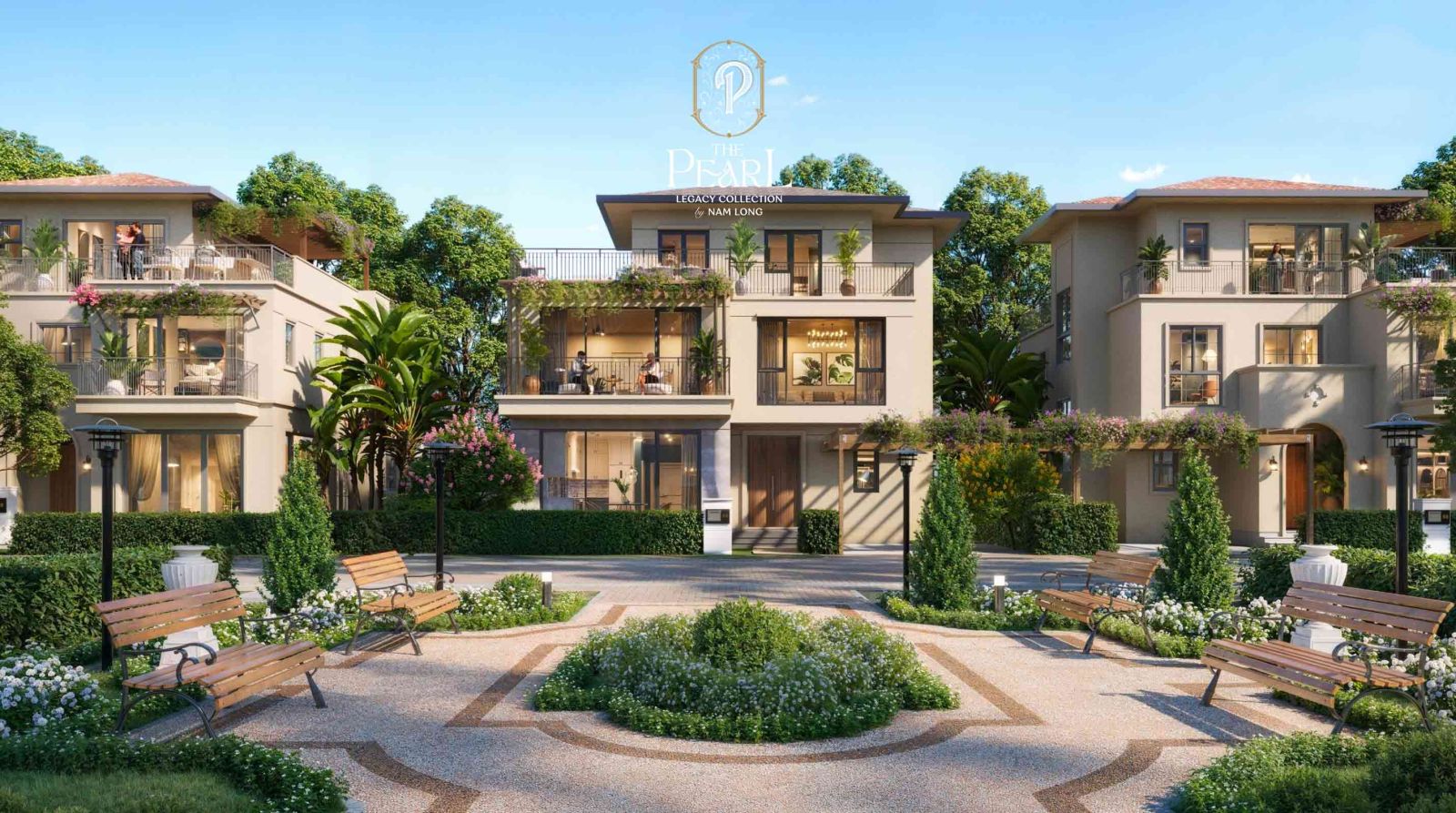 Thiết kế biệt thự vườn The Pearl Nam Long