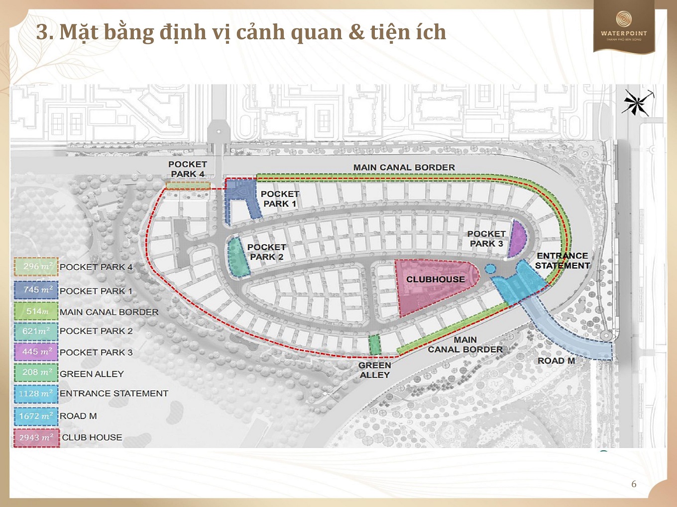 Tiện ích khu Central Park Villa Waterpoint