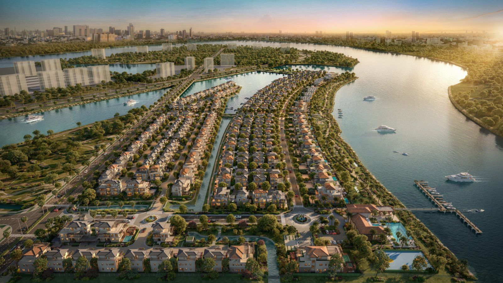 Phối cảnh The Pearl khu đô thị Waterpoint Nam Long