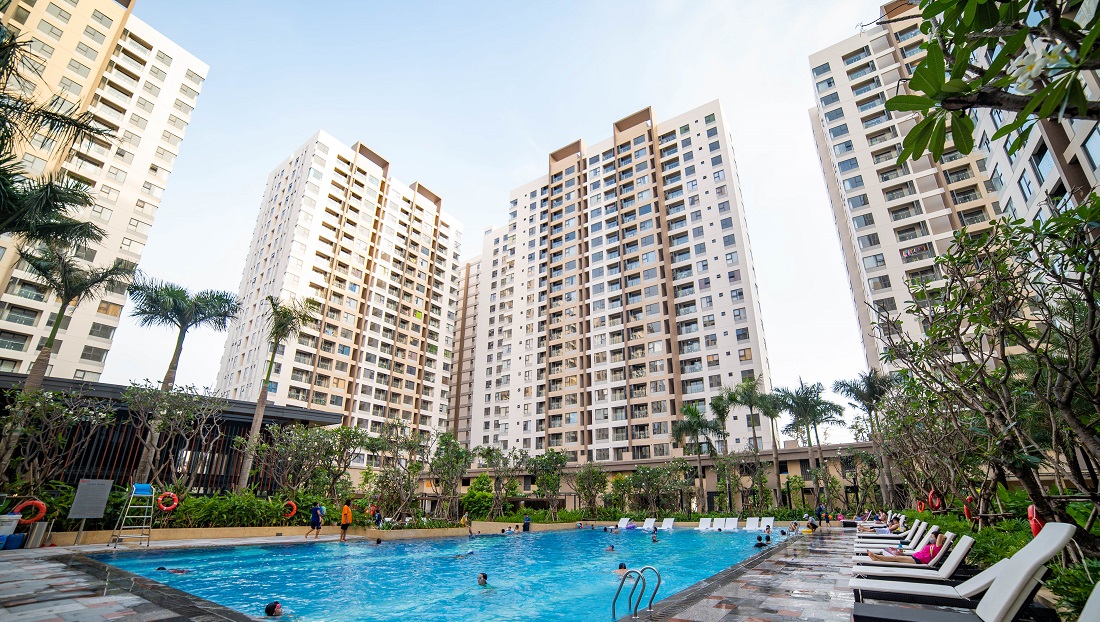 Hồ bơi Akari City giai đoạn 1