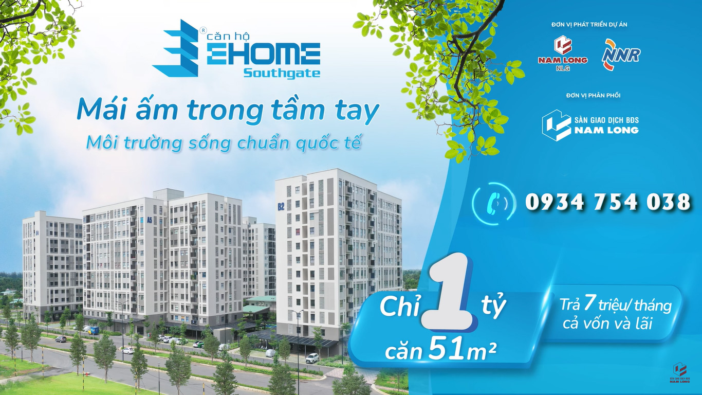 Căn hộ Ehome Southgate Nam Long