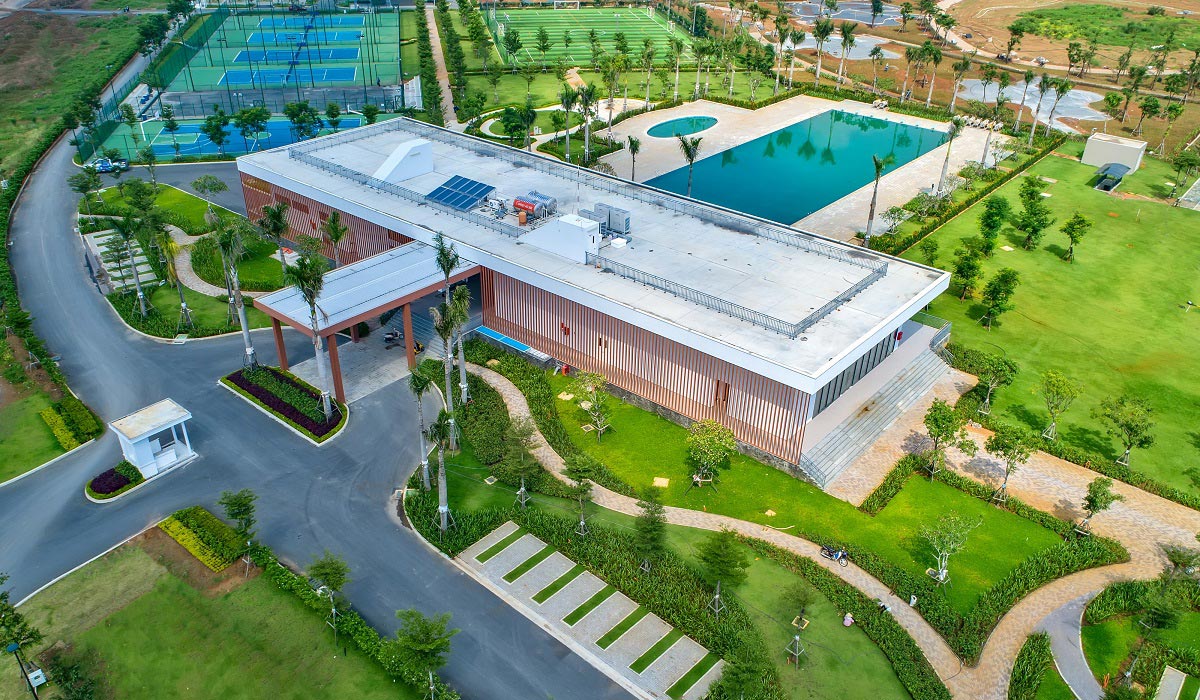 Tiến độ khu TDTT dự án Waterpoint Nam Long tháng 10/2020