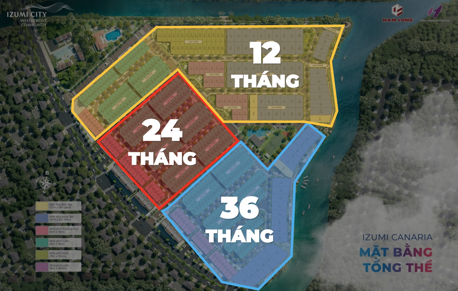 Lịch thanh toán Canaria Izumi City Nam Long