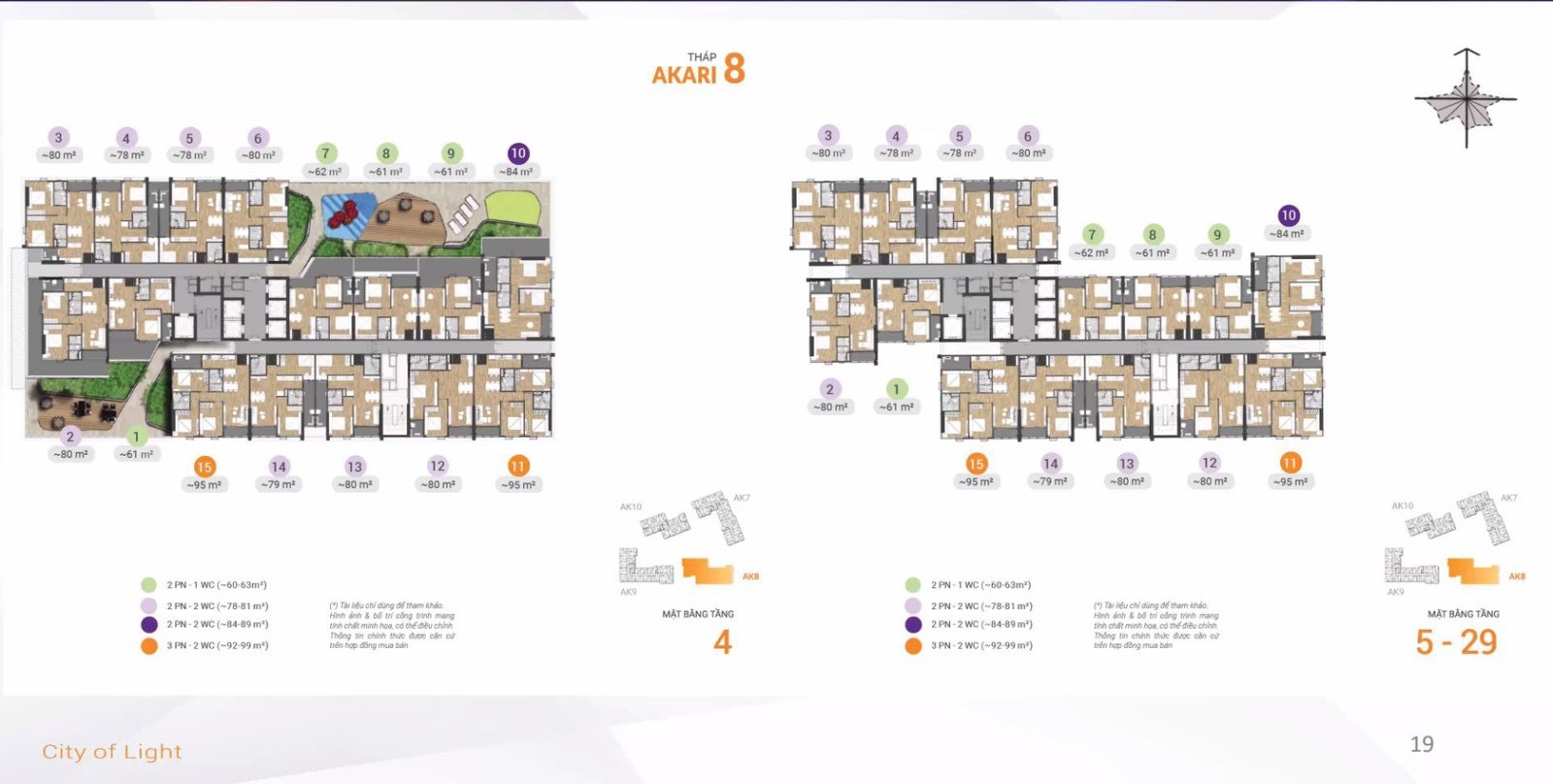 Mặt bằng AK8 Akari City giai đoạn 2
