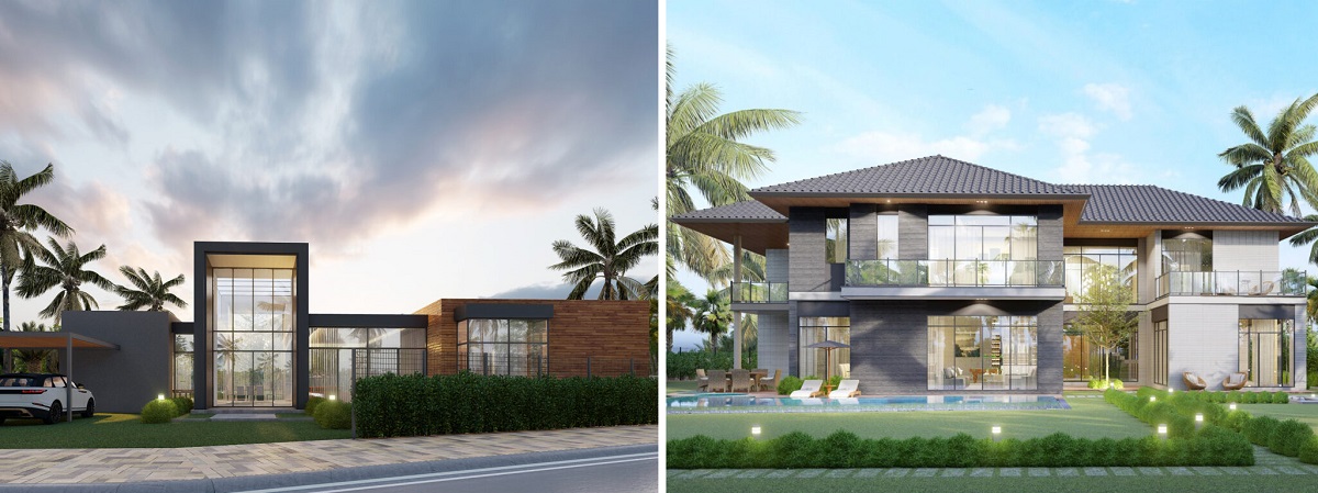 Mẫu thiết kế 2 dinh thự Waterpoint Nam Long