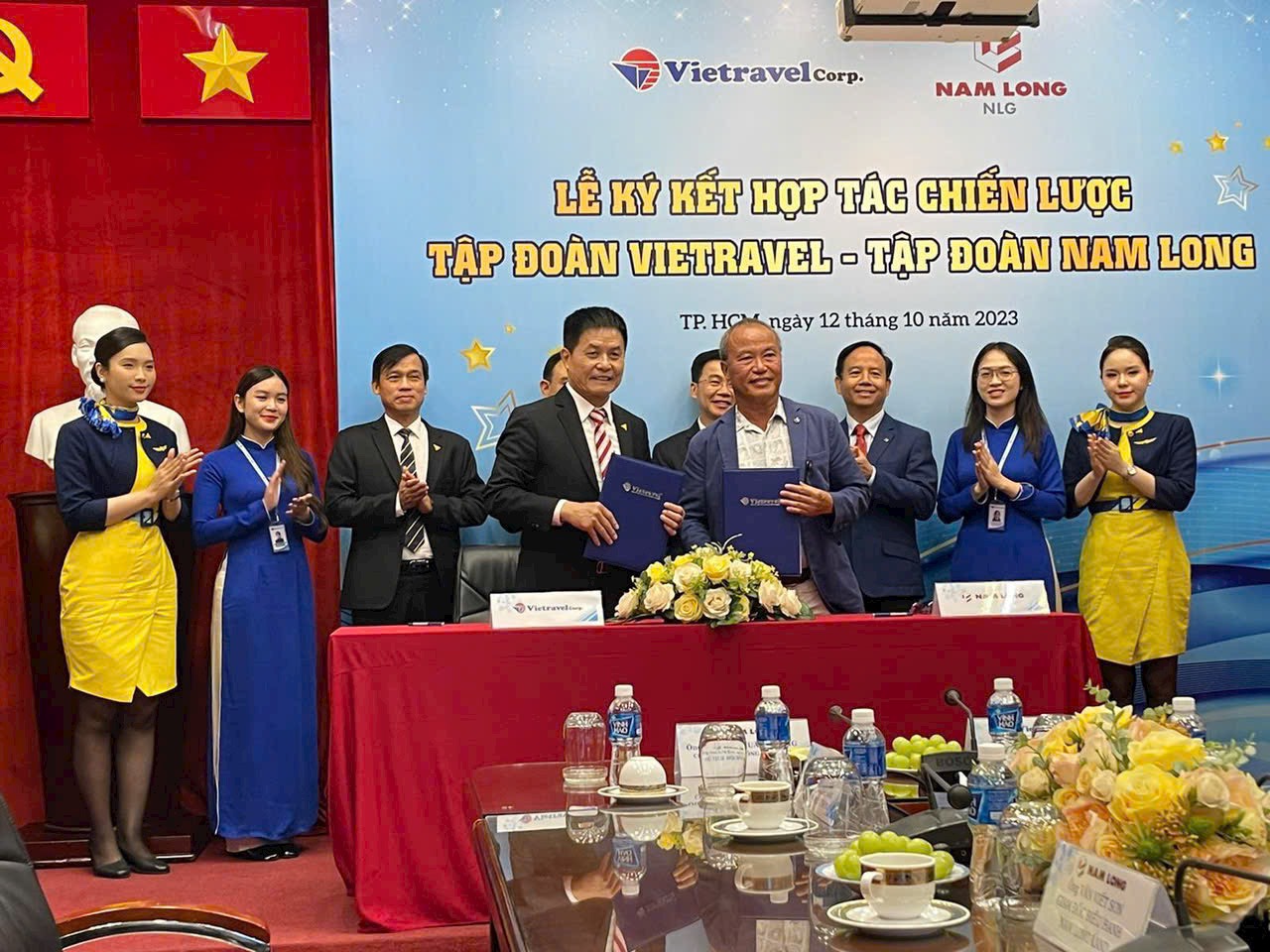 TẬP ĐOÀN NAM LONG VÀ TẬP ĐOÀN VIETRAVEL KÝ KẾT THỎA THUẬN HỢP TÁC CHIẾN LƯỢC