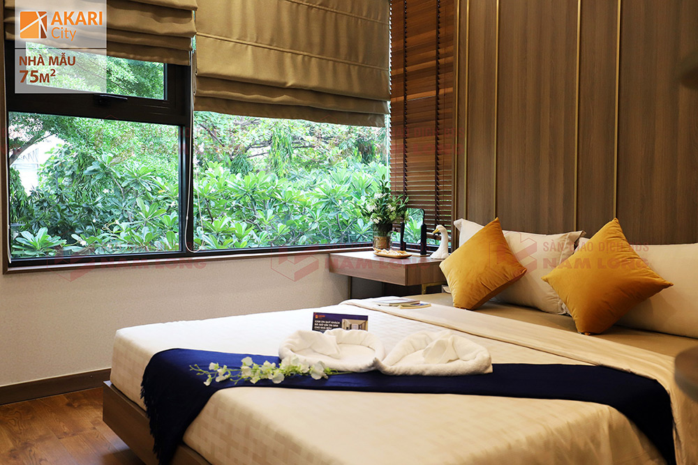 Phòng ngủ lớn căn 75m2 Akari City