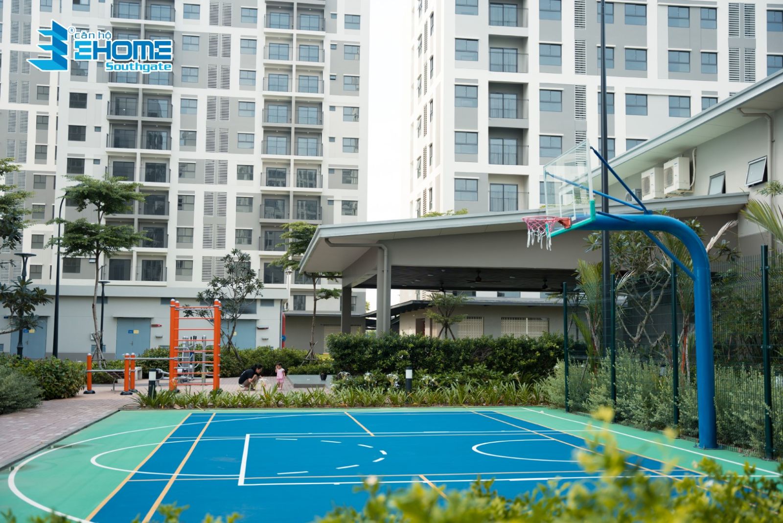 Hồ bơi căn hộ Ehome Waterpoint Nam Long tại Long An