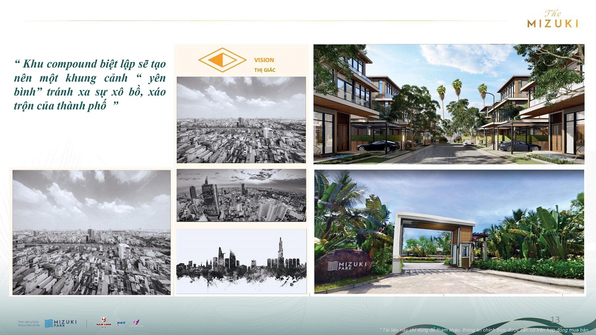 Nội khu Villa biệt thự sông The Mizuki