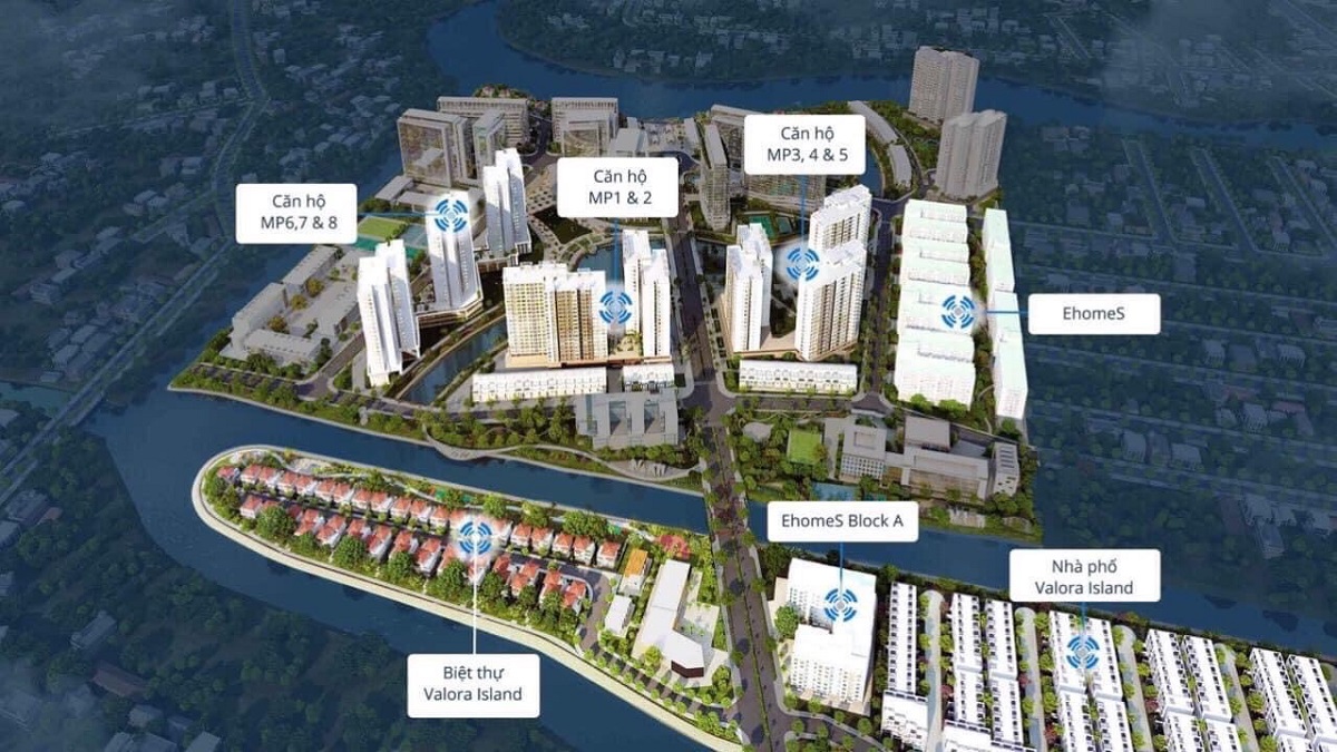 Tổng thể dự án Mizuki Park