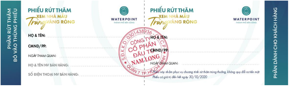Tham quan nhà mẫu Waterpoint trúng vàng ròng