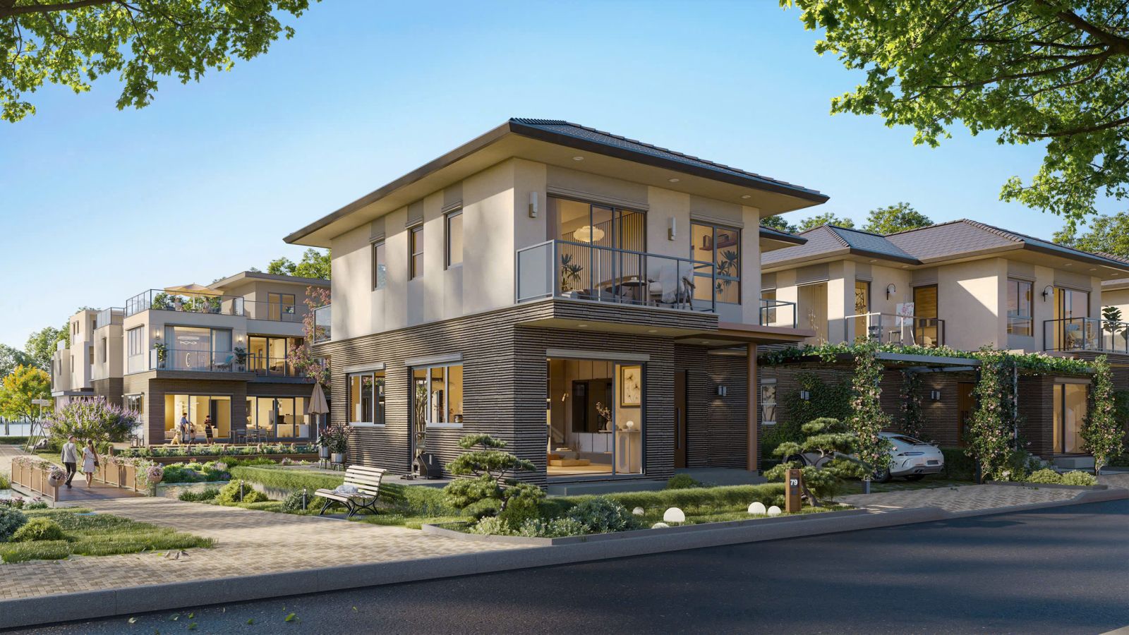 Biệt thự phân khu The Aqua Waterpoint Nam Long