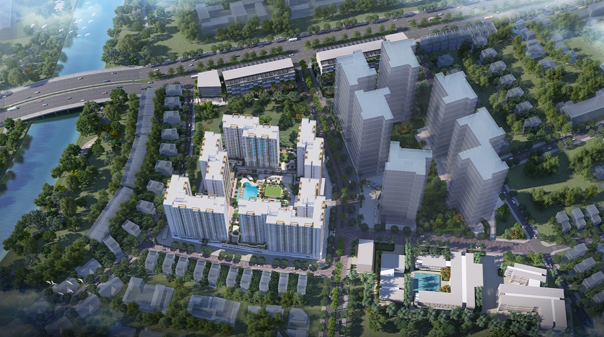 Phối cảnh tổng thể dự án Akari City