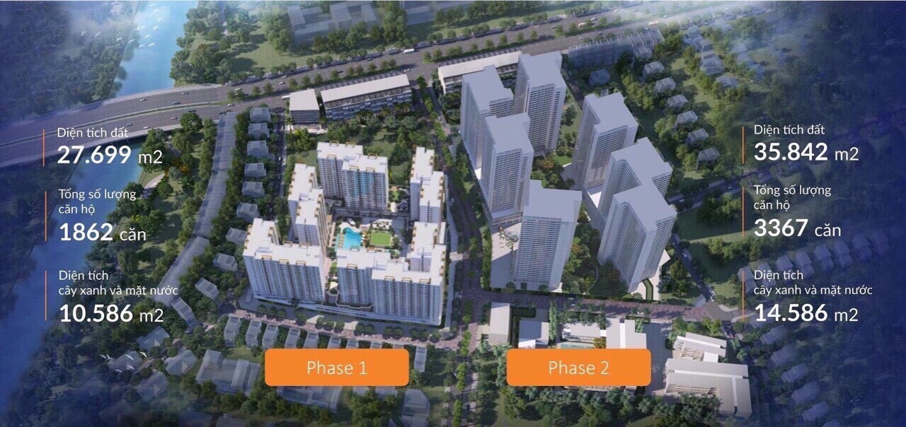 Phối cảnh dự án căn hộ Akari City