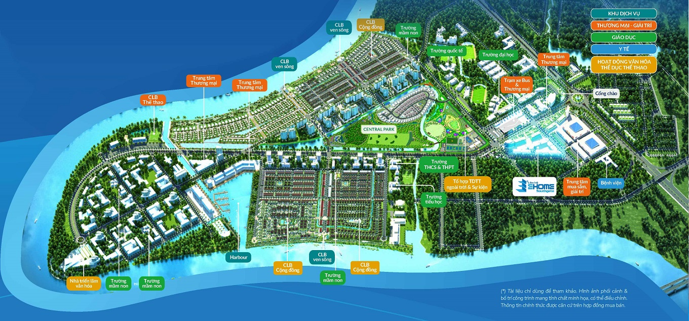 Toàn khu căn hộ Ehome Waterpoint Nam Long Long An