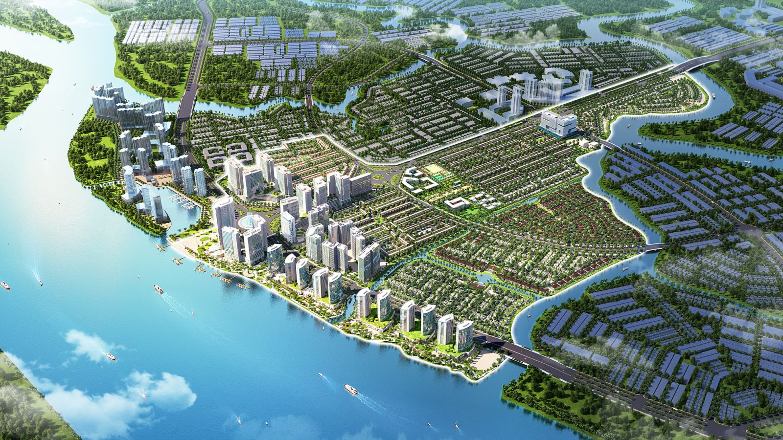 Phối cảnh toàn khu Izumi City Nam Long