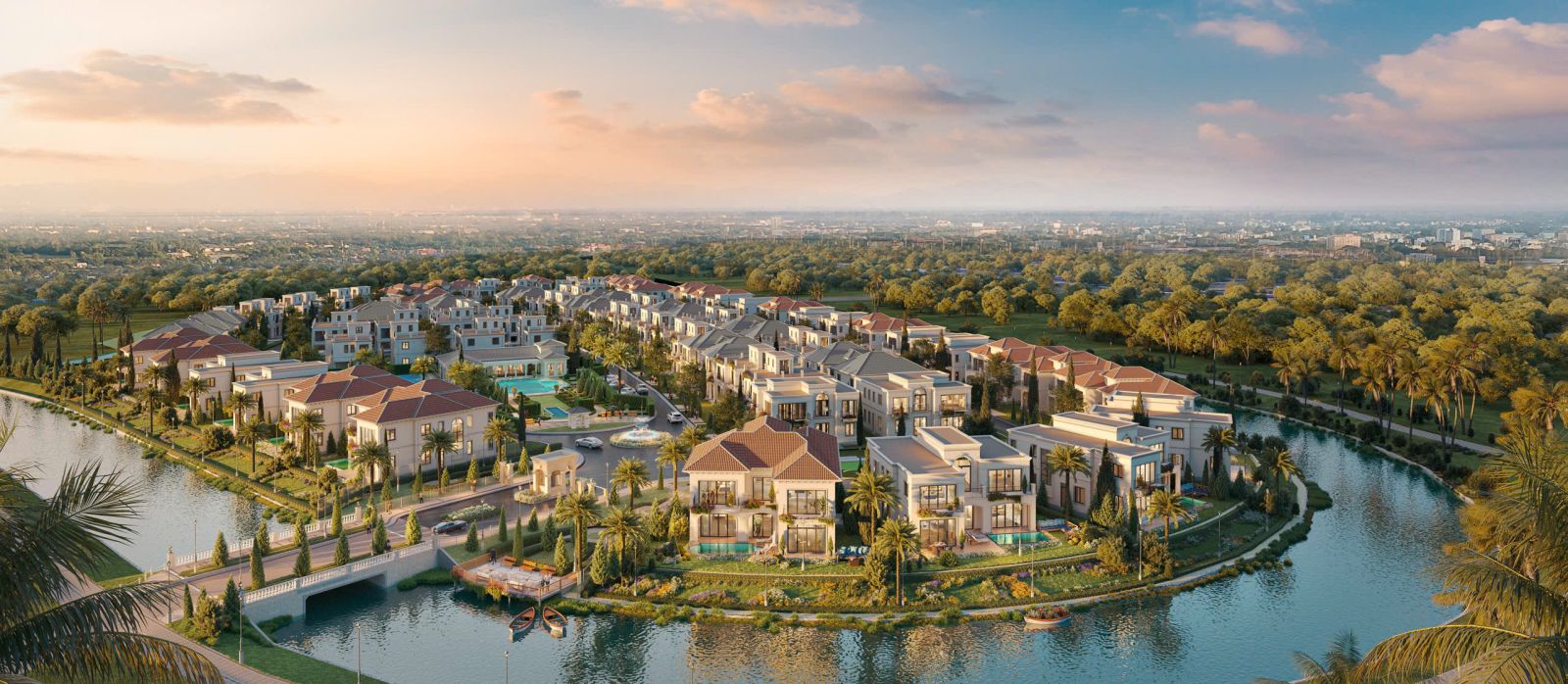 Tổng thể toàn khu Park Village Waterpoint Nam Long