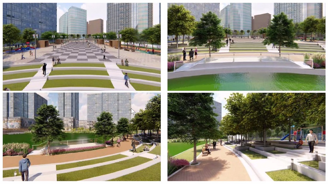 Quảng trường Event Park Mizuki Park Giai Đoạn 2