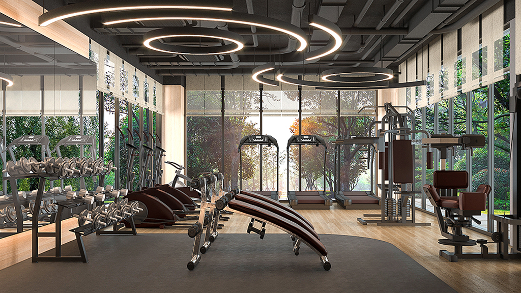 Phòng Gym căn hộ Flora Panorama