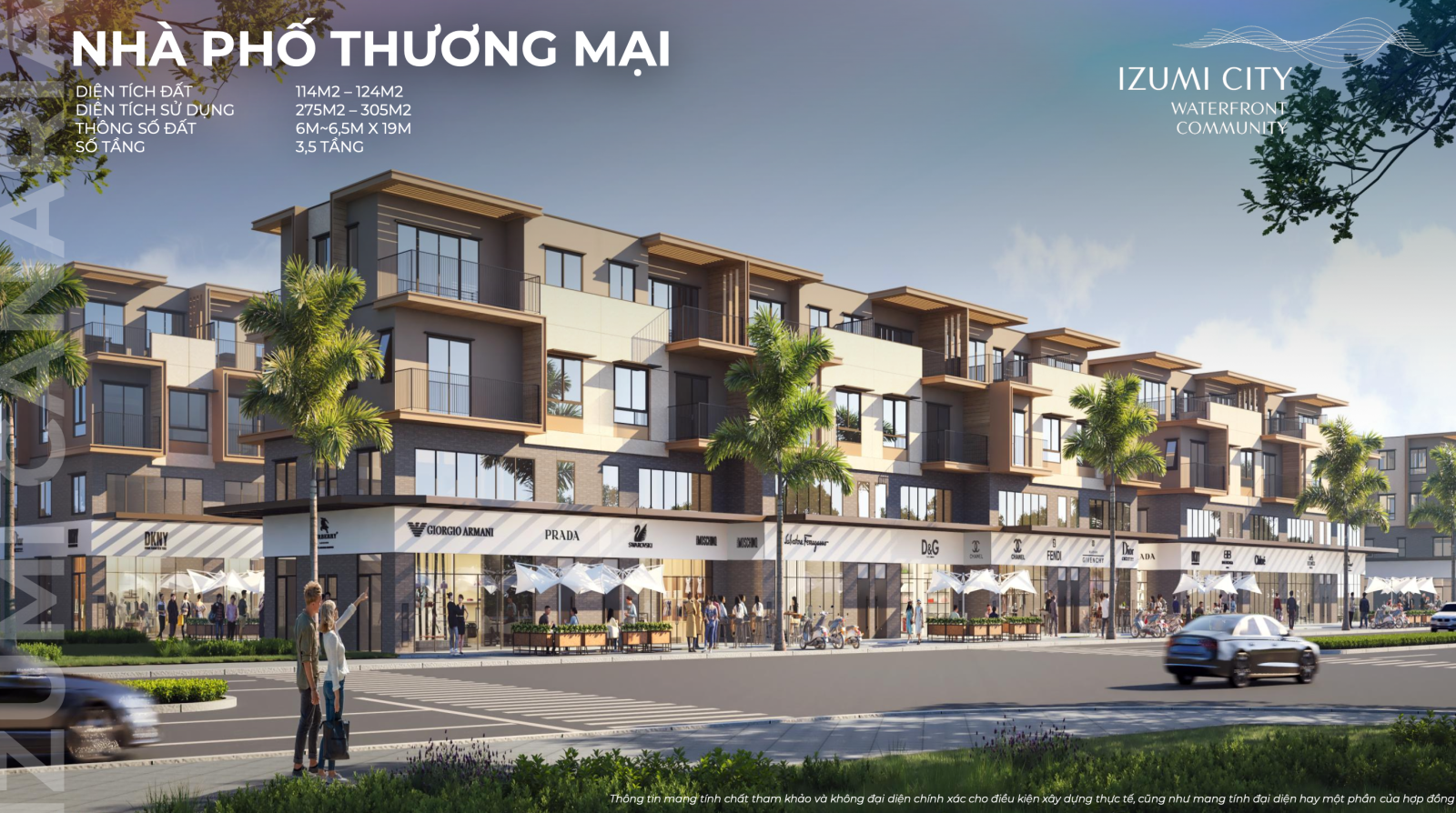 Nhà phố thương mại shophouse Canaria Izumi City nam Long