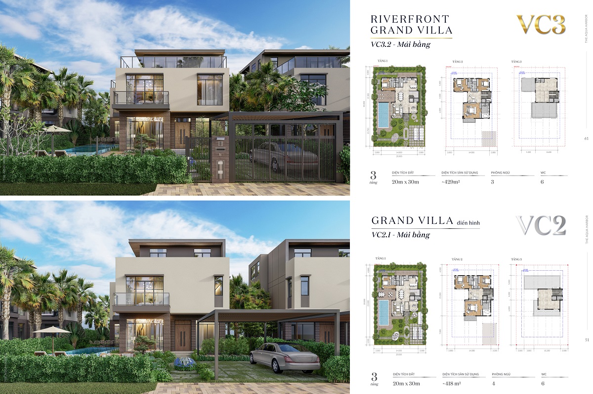 Thiết kế biệt thự Waterpoint khu The Aqua 1