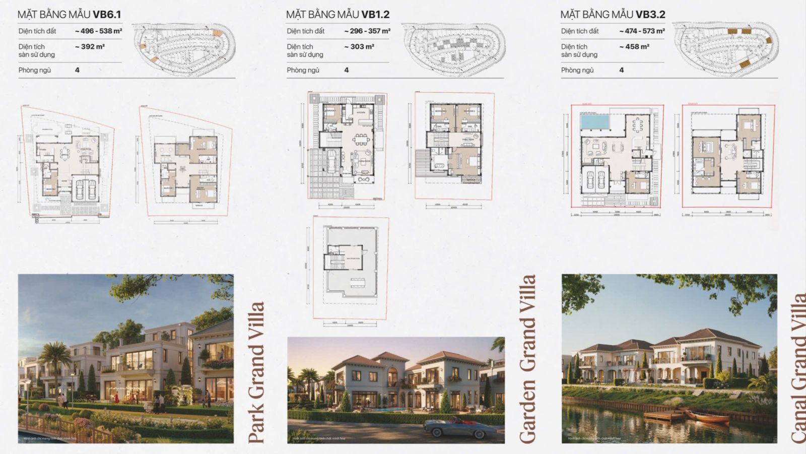 Thiết kế chi tiết biệt thự Park Village Waterpoint Nam Long