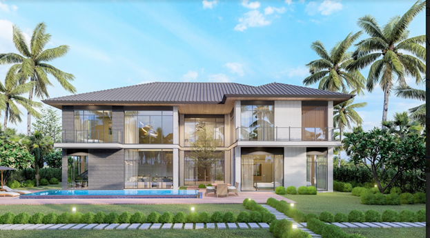 Phối cảnh Riverfront Grand Villa tại Waterpoint
