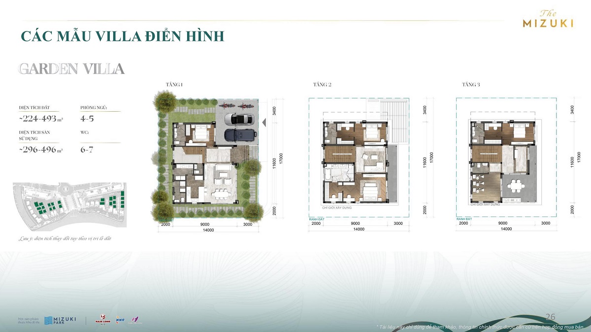 Thiết kế Garden Villa The Mizuki