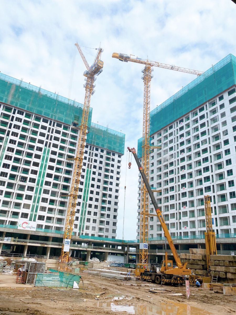 Tiến độ Akari City tháng 08/2020 đã cất nóc