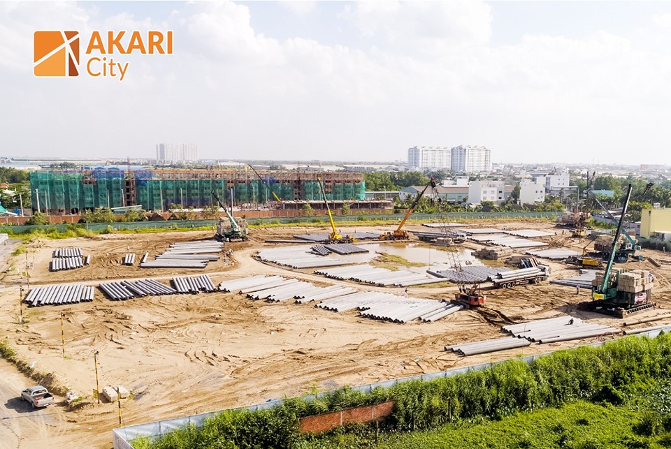 Tiến độ dự án căn hộ Akari City tháng 9 năm 2019