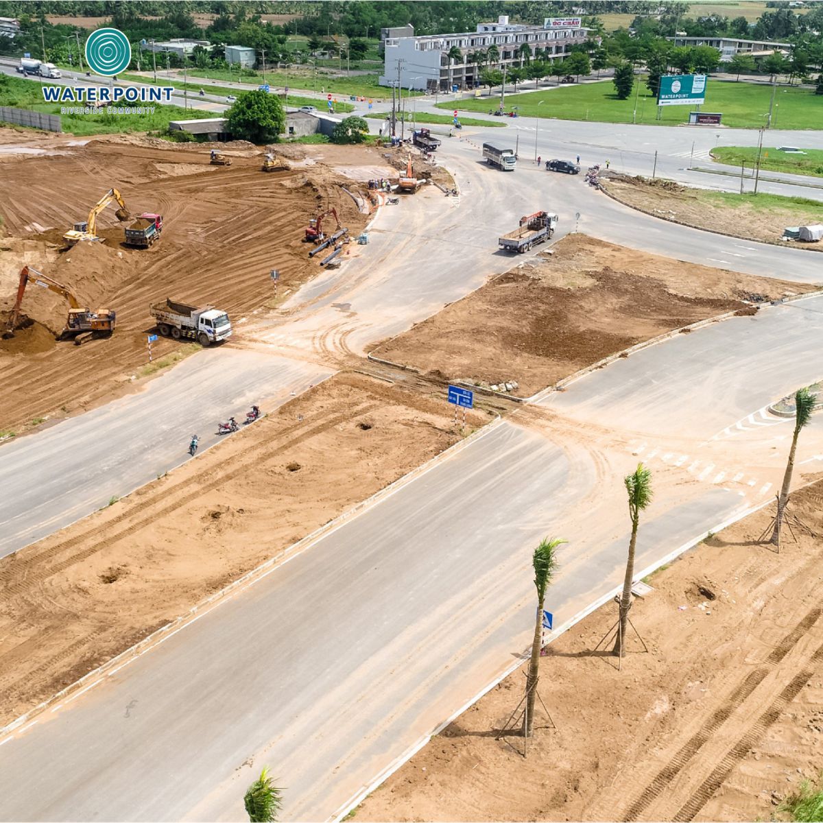 Tiến độ dự án Waterpoint Long An tháng 9/2019