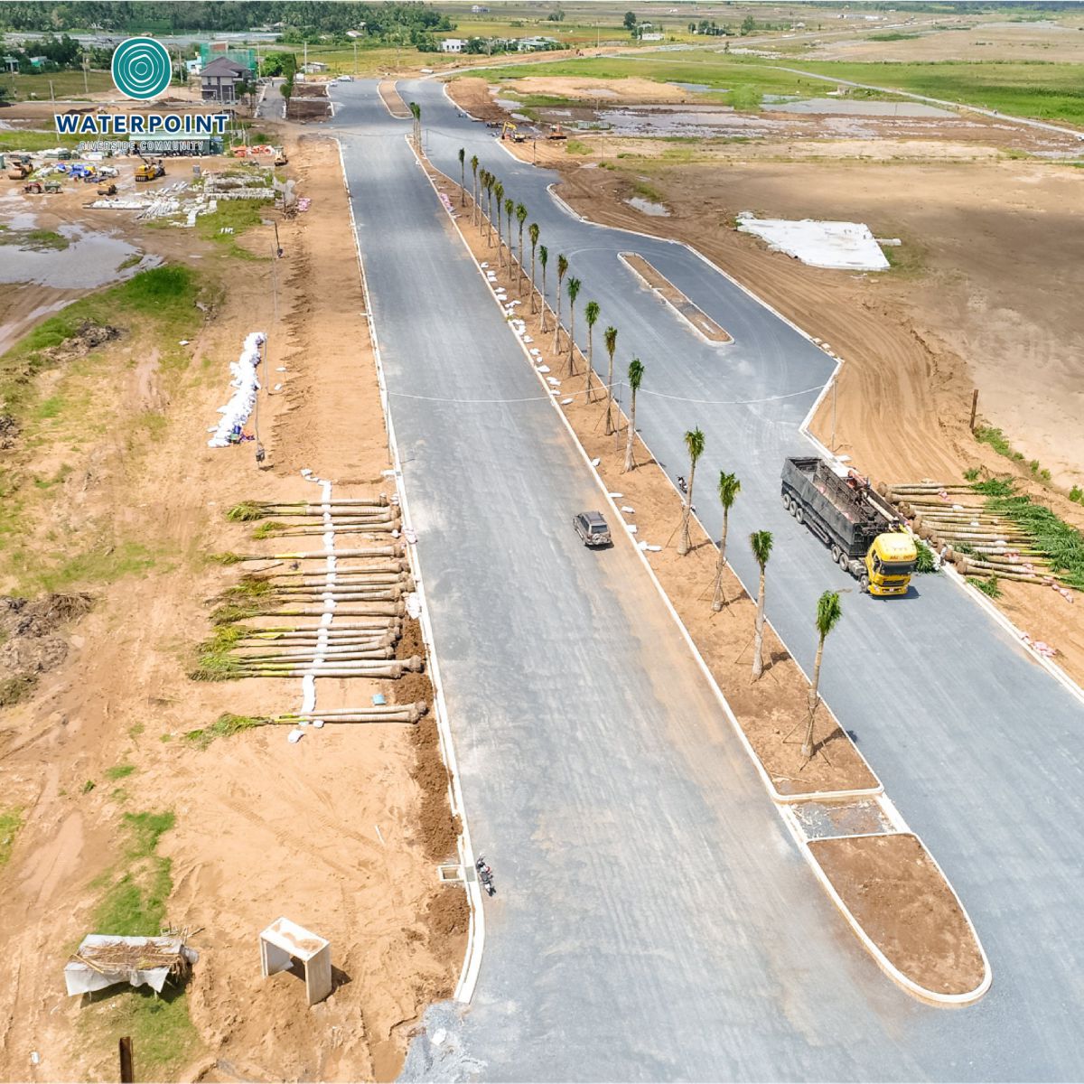 Tiến độ dự án Waterpoint Long An tháng 9/2019