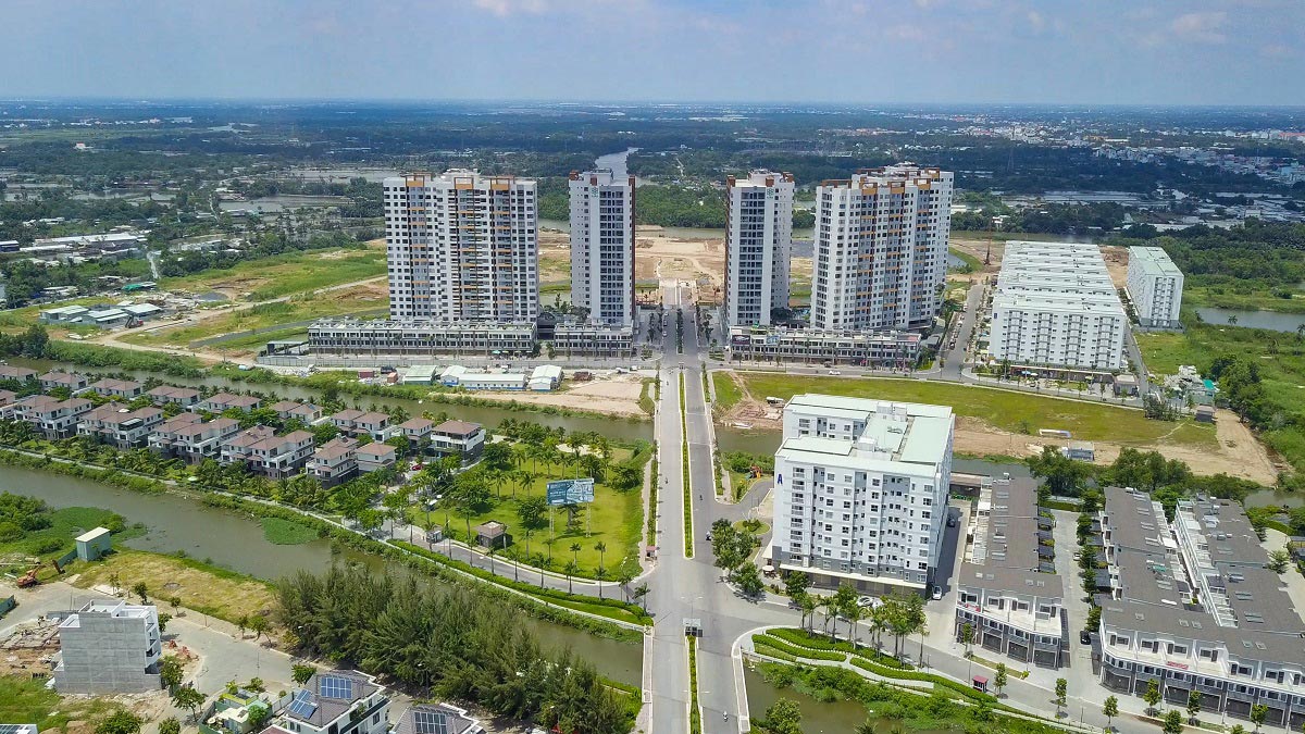 Tiến độ thực tế dự án Mizuki Park 08/2020