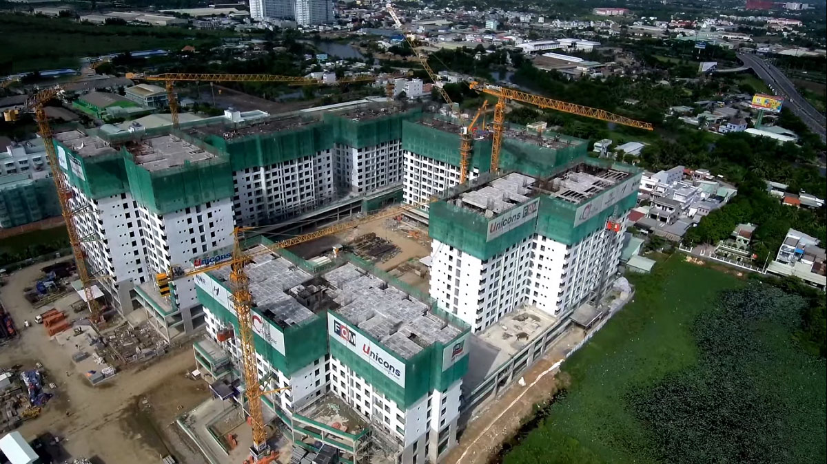 Tiến độ căn hộ Akari City tháng 07/2020
