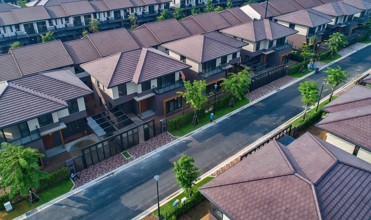 Thực tế biệt thự đơn lập Waterpoint Nam Long tháng 10/2020