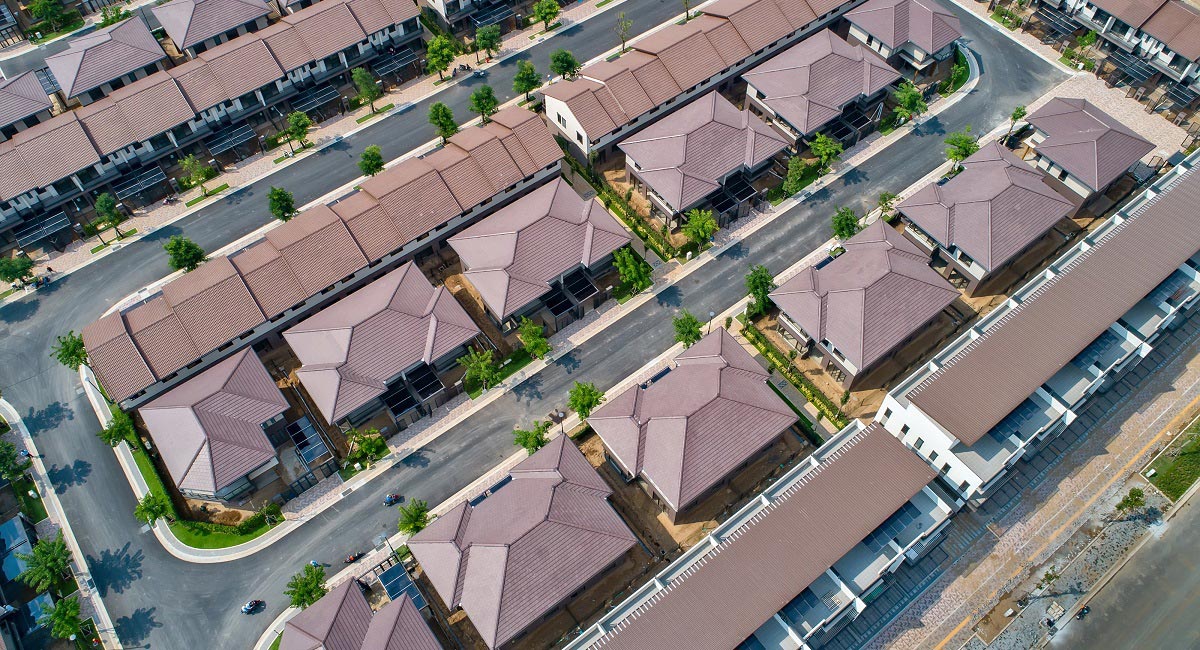 Thực tế biệt thự song lập Waterpoint Nam Long tháng 10/2020