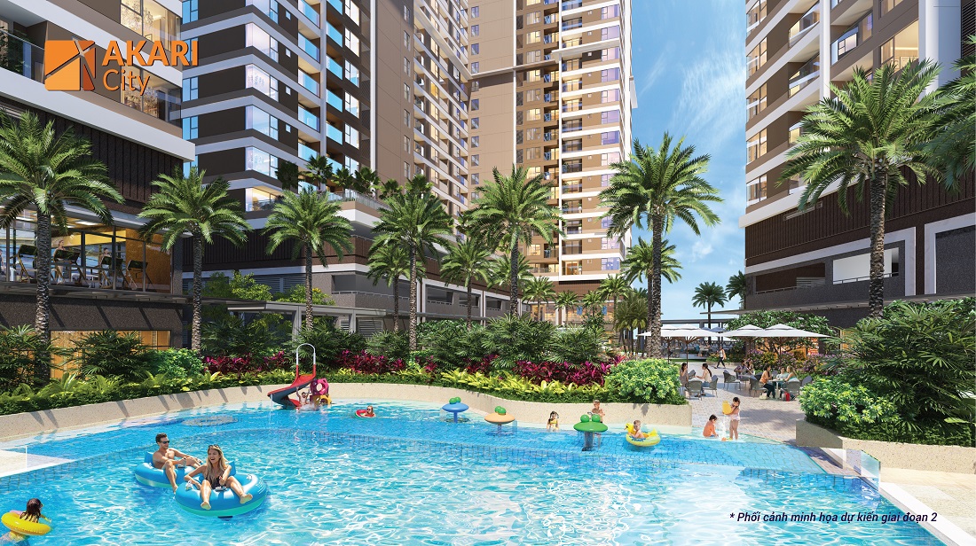 Hồ bơi Akari City giai đoạn 2