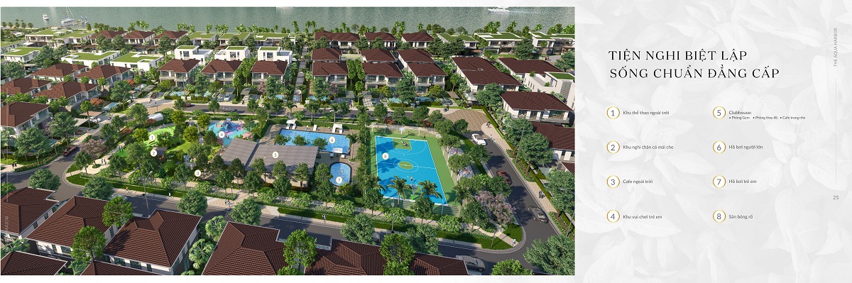 Tiện ích khu biệt thự sông Waterpoint The Aqua 1