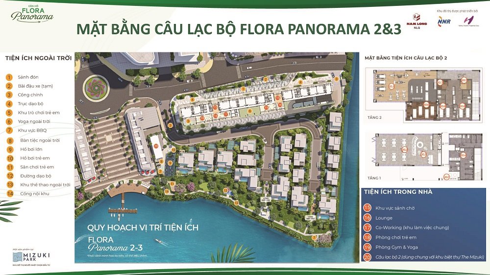 Tiện ích căn hộ Flora Panorama Mizuki Nam Long