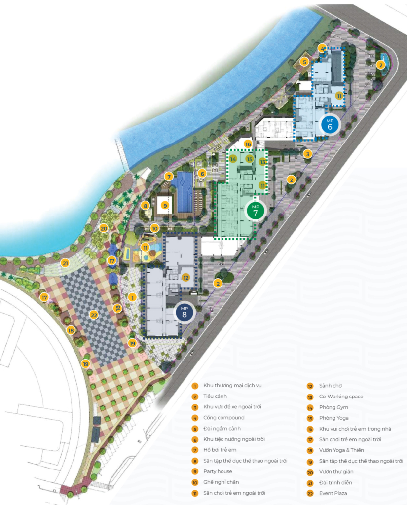 Tiện ích nội khu Mizuki Park giai đoạn 2