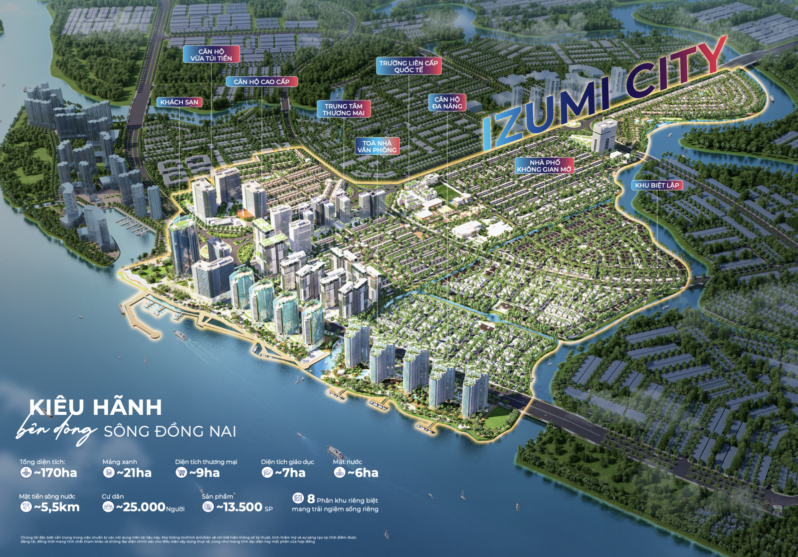 Tiện ích Izumi City Nam Long