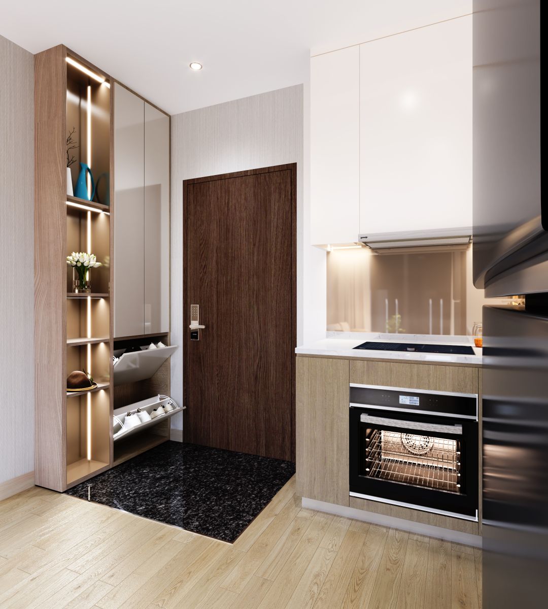 Bếp căn hộ AK NEO dự án Akari City 60m2