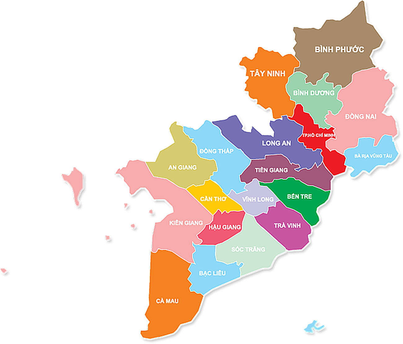 Vị trí căn hộ Ehome Southgate Waterpoint Nam Long tại Long An