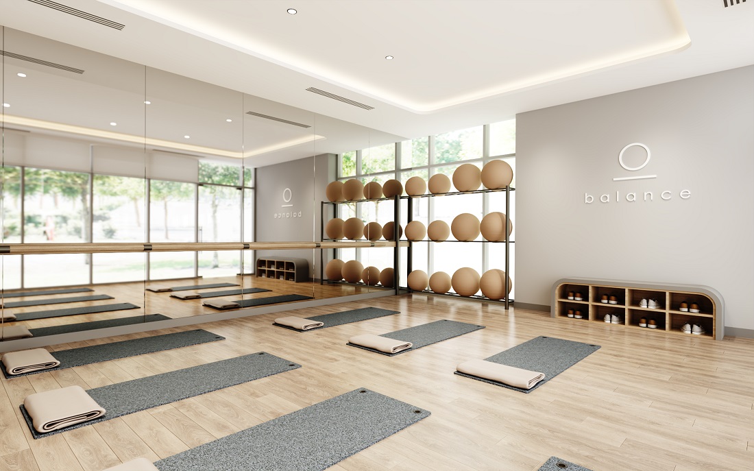 Phòng YOGA trong nhà của AK NEO Akari City giai đoạn 2