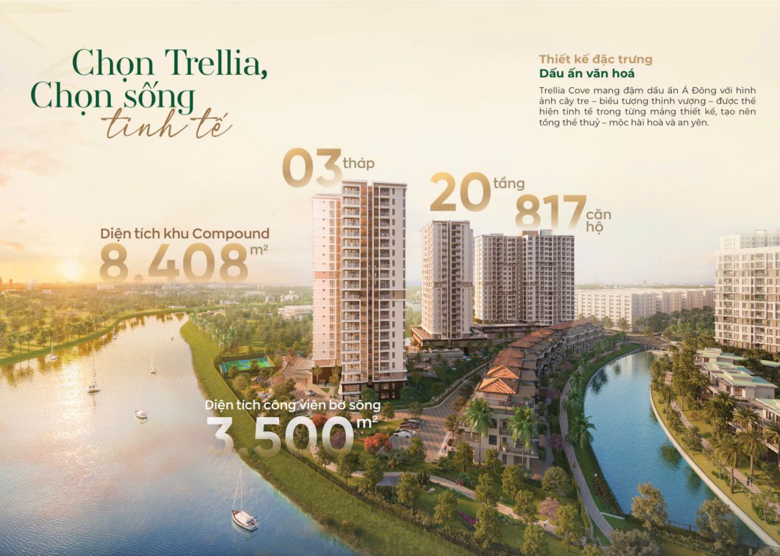 căn hộ và nhà phố Trellia Cove Mizuki Park Nam Long