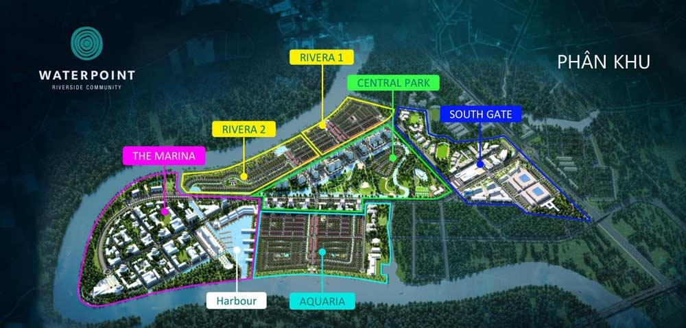 Phân khu dự án Waterpoint