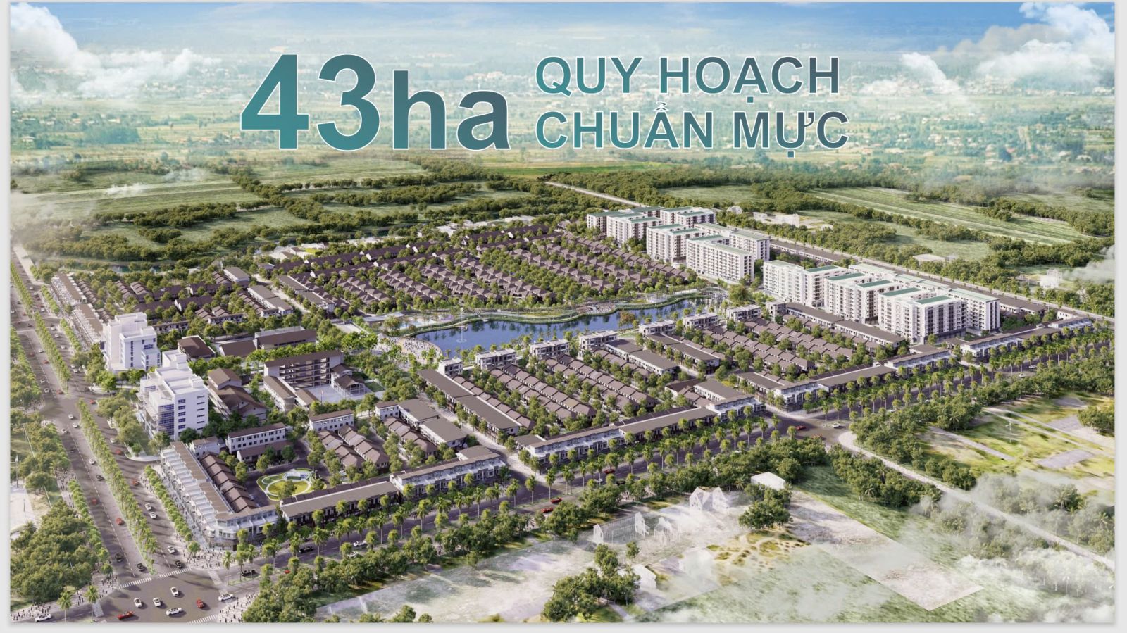 Phối cảnh dự án Nam Long Cần Thơ 2 Central Lake