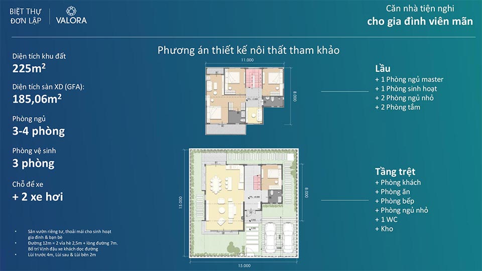 Thiết kế biệt thự đơn lập Waterpoint Long An